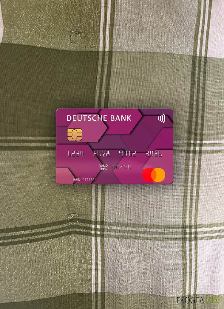 USA Deutsche Bank mastercard photolook recto